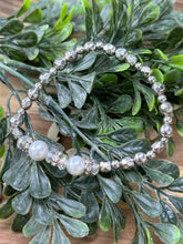 Load image into Gallery viewer, Silver with White Beads
