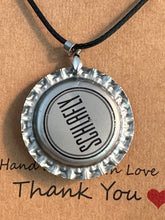Load image into Gallery viewer, Silver Bottle Cap Pendant
